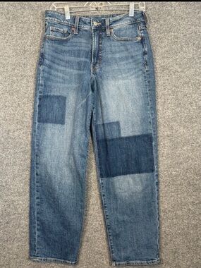 High-Waisted OG Loose Laser Patch Jeans (6)